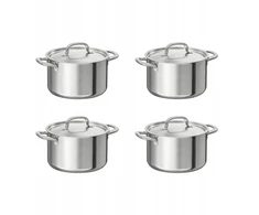 6 vnt. Ikea 365+ Puodas su dangčiu - nerūdijantis plienas 5.0 l