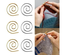 6 vnt. Mezgimo virbalų rinkinys: spiraliniai, raštų ir šaliko