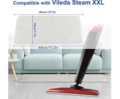 6 vnt. Vileda Steam Plus Xxl šluostės keičiamosios mikropluošto