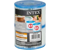 6 x dviguba pakuotė Intex tipo S1 filtro kasetė, skirta Purespas