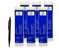 6 x Fuchs Renolit Ep 2 - ličio tepalas - Nlgi 2 - tūbelėje - 400g