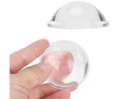 60 mm skersmens išgaubtas stiklo lęšis saulėlydžio lempai, didinamieji stiklai, optikos išgaubtas lęšis led optikos lęšis, sferinis, optiškai apdirbtas stiklo lęšis fizikos pamokoms