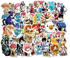 60 vnt. "fairy Tail" vinilo lipdukų rinkinys