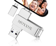 64 gb usb atmintinė iphone muxxue atmintinė iphone usb atmintinė, skirta iphone ipad mac android pc su ios usb type c nuotraukų ir vaizdo įrašų kopijavimas be programėlės atsisiuntimo
