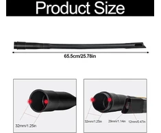 65,5 cm lankstus plyšio antgalis 35/32 mm dulkių siurblio plyšio antgalis ilgas plokščias antgalis prailginimo antgalio priedai visiems dulkių siurbliams su dulkių siurblių antgaliais ilgas lankstus plyšio antgalis