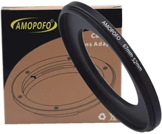 67 mm - 52 mm žiedų adapteris žemyn – metalinis filtro adapterio žiedas nuo fotoaparato objektyvo su 67 mm filtro sriegiu iki 52 mm filtro žiedo priedų