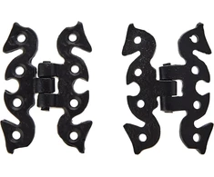 68 x 51 mm durų vyris - juodas antikvarinis (2 vnt.)