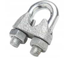 6mm lynų griebtuvas, kilpinis, cinkuotas - 50 vnt