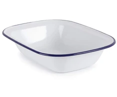 6x Olympia emaliuotas stačiakampis indas 280x190mm kepimui, skrudinimui