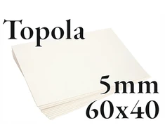 6x Topolių fanera - Topolis - 5mm – 60x40 cm - Onlywood