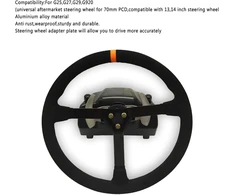 70 mm vairo rato stebulės adapteris, skirtas G25 G27 G29 G920, suderinamas su 13, 14 colių vairais, pakaitinis automobilio vairo rato adapteris, pagamintas iš aliuminio lydinio