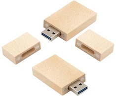 8 gb usb atmintinė medinė pakuotė iš 5 jbos medinė atmintinė 8 gb usb 2.0 didelio greičio usb atmintinė medinė usb atmintinė kaip verslo dovana arba dovana draugams, klevas