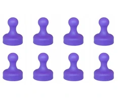 8 vnt. magnetinis laikiklis šaldytuvui, lentai 19x25 violetinis