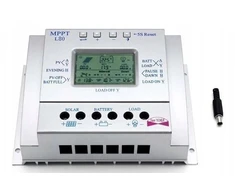 80a Lcd įkrovimo reguliatorius 12v 24v Mppt saulės valdiklis pigiai