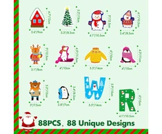88 dalių linksma žiemos dekoracija, hello winter pingvinų pirštinės, senis besmegenis, snaigė, iškarpos, skelbimų lentos dekoras, storas kartono rinkinys klasei, durims, langui, kalėdinei žiemos šventei