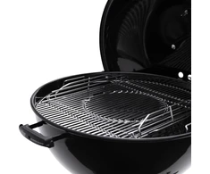 8835 Viršutinė kepimo grotelė, tinkanti Weber 57 cm anglies kepsninėms, nuimama kepimo grotelių pakeitimas Weber anglies kepsninėms, One-touch, Performer, Bar B Virdulys, Master-touch, apvali kepimo grotelė su Smokey