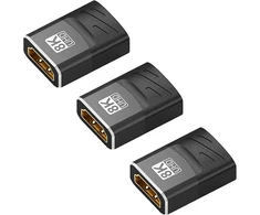 8k Hdmi Jungtis Mot. į Mot. Adapteris 3 Vnt.