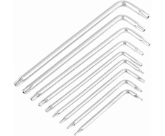 9 dalių l formos šešiakampis raktas torx t6 t7 t8 t9 t10 t15 t20 t25 t27 raktų žvaigždės formos raktas l tipo universalus raktas dviračių automobilių buitinių prietaisų remonto įrankis