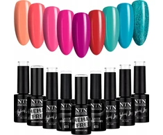 9x Hibridinis lakas Ntn 5g Design Your Style Rinkinys 9in1 Sodrios spalvos