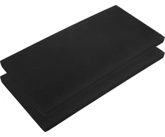 A Absopro 2 vnt. automobilio garažo sienų apsaugos durų buferio apsauga 400 x 200 x 20 mm juoda