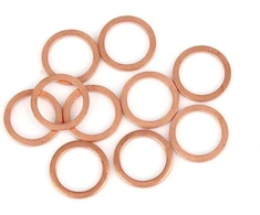 A absopro varinė poveržlė 12x16x1.5mm plokščios sandarinimo žiedų tarpinės automobiliams (10 vnt.)