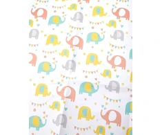 Abacus 10007a dovanų pakavimo rinkinys "elephant Fun" su 2 lapais/etiketėmis, visiškai perdirbamas, 500 mm x 700 mm