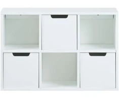Ac Design Furniture Regal Mariela, P: 58 x G: 18 x A: 39 cm, Mdf, balta
