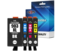 ACC 4x Aqmi 903 Xl rašalai Hp Officejet 6900 6950 6960 6970 spausdintuvams