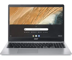 Acer Chromebook 15 (cb315-3ht-p4l2) nešiojamas kompiuteris | 15.6 colių full hd jutiklinis ekranas | Intel Pentium N5030 | 4 gb ram | 64 gb emmc | Intel Uhd Graphics 605 | Google Chrome Os | sidabrinis