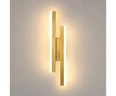Acme Led sieninis šviestuvas scienna auksinis paprastas modernus svetainei 3000k 16w