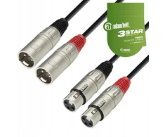 Adam Hall K3tmf audio kabelis 2x Xlr - 2x Xlr 1m