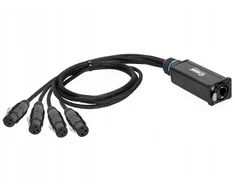 Adam Hall K4catboxxf3 audio Dmx ethercon Rj45 4x Xlr adapteris