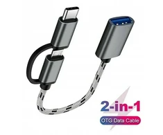 Adapteris 2in1 Otg Micro Usb Usb-c į Usb 3.0