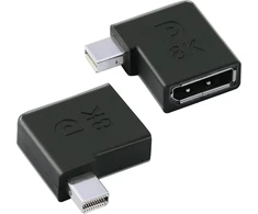 Adapteris Displayport Moteriškas į Mini Displayport Vyriškas 8k 90 laipsnių