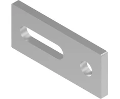 Adapteris dvigubo sriegio varžtui Pv 80x30x5 Ø 11mm 1vnt.