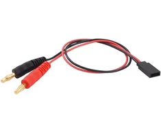 Adapteris: Futaba į 4mm bananų kištuką, 30cm laidas (2 vnt.)