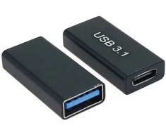 Adapteris jungtis otg usb 3.0 - usb 3.1 usb-c alu