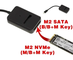Kietasis diskas Adapteris M.2 į Usb 3.2 Gen2 10gbps C tipo, Nvme/sata