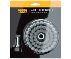 Adbl Leather Twister šepetys suktuvui, skirtas automobilio apmušalų valymui, 100 mm