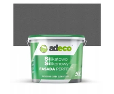 Adeco Silikono-silikatiniai fasadiniai dažai Ac1 juodi, skirti lentoms, 5 l