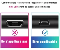 Adhiper Naogunh-pth450 pakaitinis Usb duomenų sinchronizavimo įkrovimo laidas, suderinamas su Intuos Pro Pth650/451/651, Intuos5 Ptk450/850, Intuos4 Ptk440/840, Bamboo Cte450
