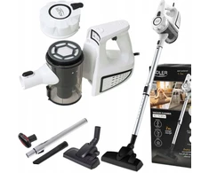 Adler Vertikalus dulkių siurblys be maišelio, galingas 800w, cikloninis, baltas
