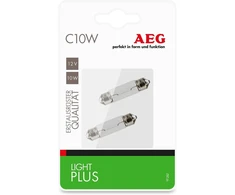 Aeg Automotive Light Plus 97282 lemputė K10w 12 V, 2 vnt.
