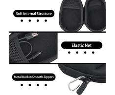 Kompiuterio kolonėlės Aenllosi dėklas Jbl Clip 5 Bluetooth garsiakalbiui, juodas