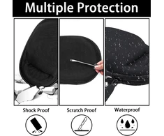 Kompiuterio kolonėlės Aenllosi dėklas Jbl Clip 5 Bluetooth garsiakalbiui, juodas