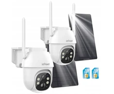 Aeotec Iegeek Ip išmanioji pasukama saulės kamera su Sim kortele 4g Lte Gsm 3mpx 4xzoom 2vnt