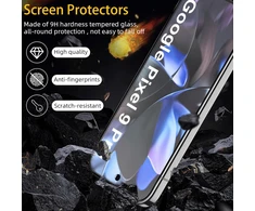 Aerku matinis ekrano apsauga, skirta google pixel 9 pro/pixel 9, grūdintas stiklas, 2 vnt., pilno ekrano apsauga nuo pirštų atspaudų, 9h kietumo grūdinto stiklo apsauginis stiklas, neatspindinti ekrano apsauga