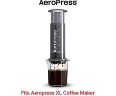 Aeropress Xl natūralūs popieriniai mikro filtrai - nebalinti apvalūs popieriniai filtrai kavos aparatams - būtini kavos priedai, Xl, 1 pakuotė (200 vnt.)