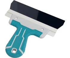 Aerzetix - C64765 - glaistyklė glaistui lyginti/apdailai 200 mm - peilis glaistui, dažams ir gipso kartono siūlėms - plastikine rankena - grandiklis dažytojui, tinkuotojui, mūrininkui
