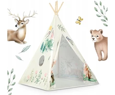 Aga4Kids Vaikų Tipi Palapinė, Sulankstoma, Žaidimų Namelis